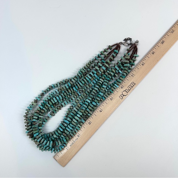 Silpada Designs 6-Strand Howlite Turquoise Necklace - Picture 3 of 4